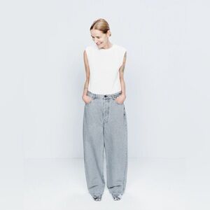 Raey Drop organic-cotton low-rise baggy jeans